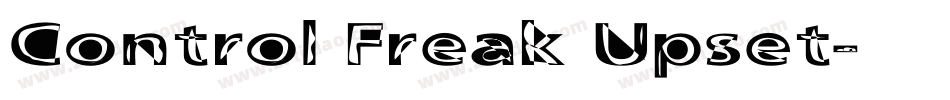 Control Freak Upset字体转换